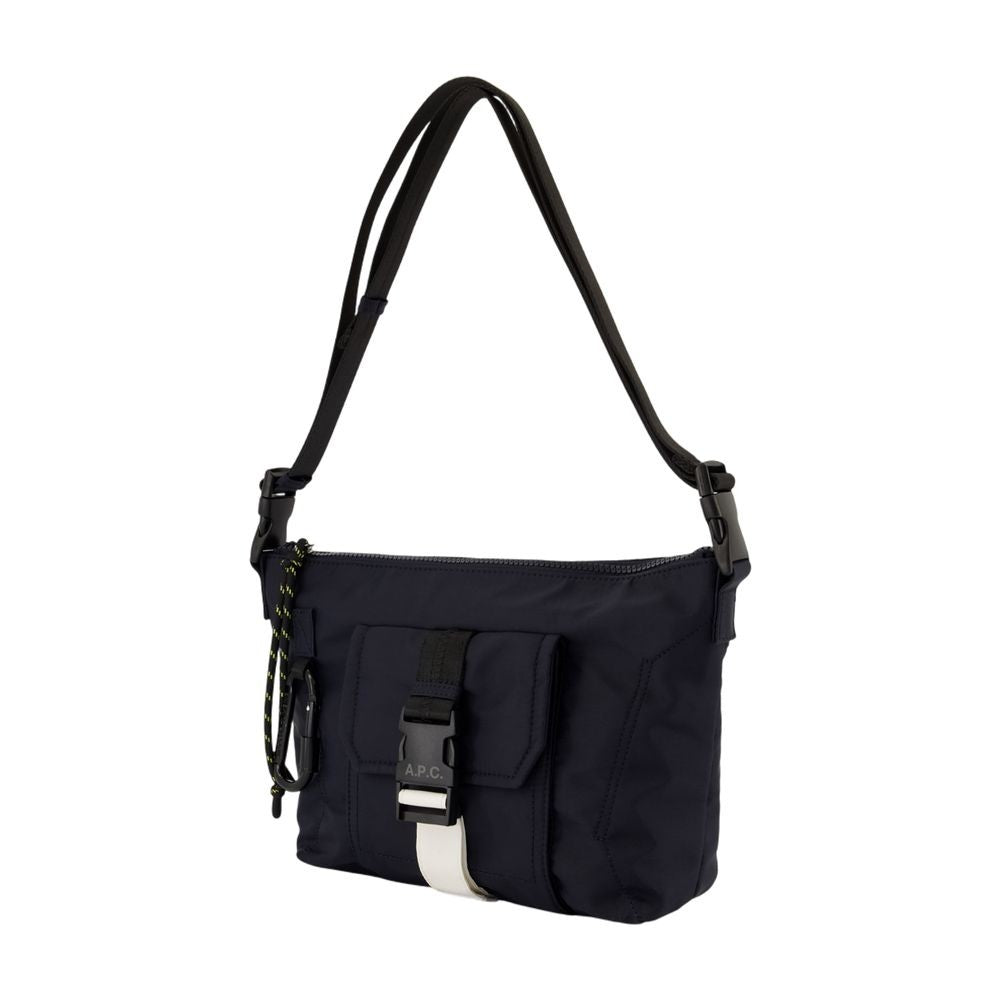 A.P.C. Trek Crossbody - Nylon - Blue