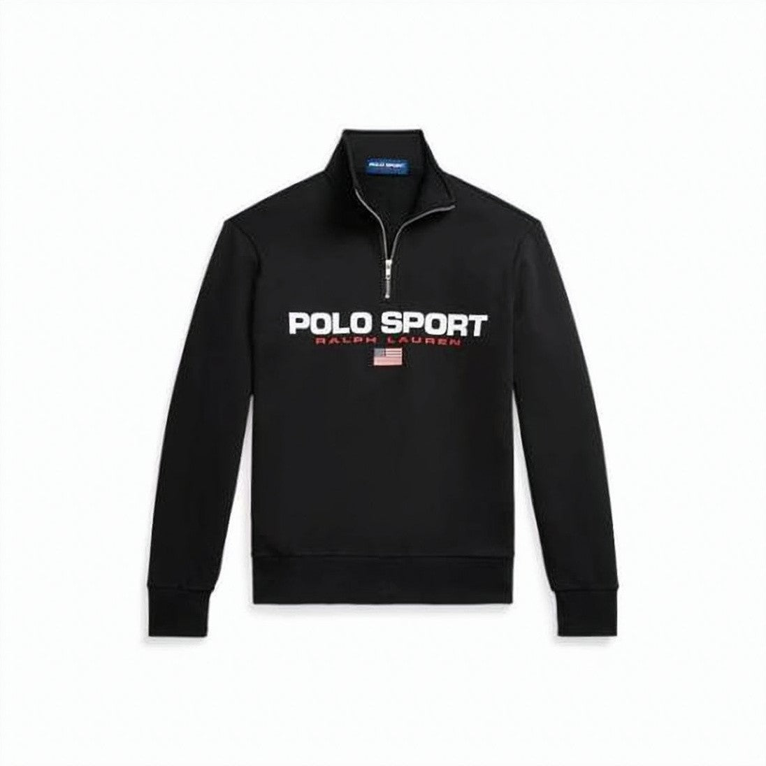 Polo Ralph Lauren Half-Zip Black Turtleneck Sweatshirt