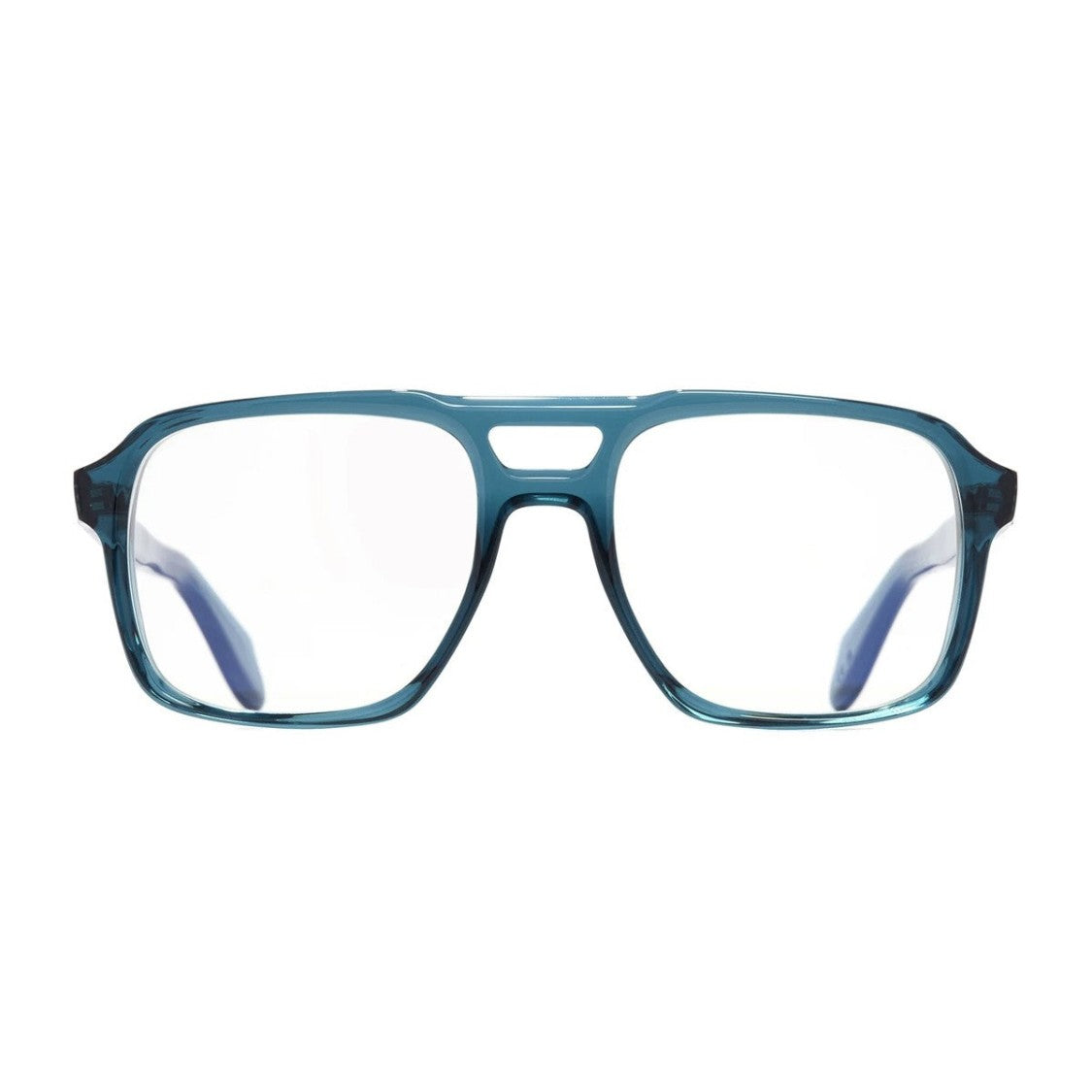 Cutler And Gross Teal 1394 Acetate Pilot Eyeglasses