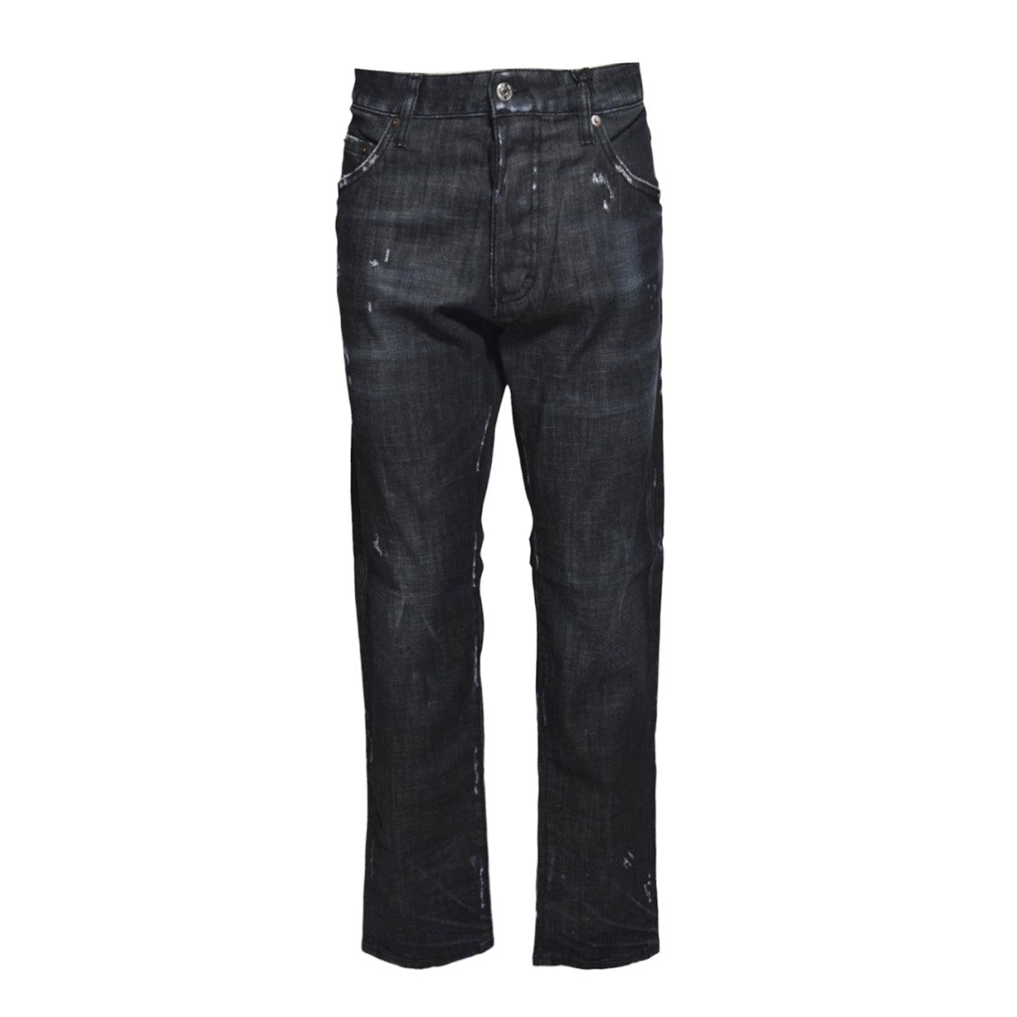 Dsquared2 Black Cotton Slimmed Dan Skinny Jeans