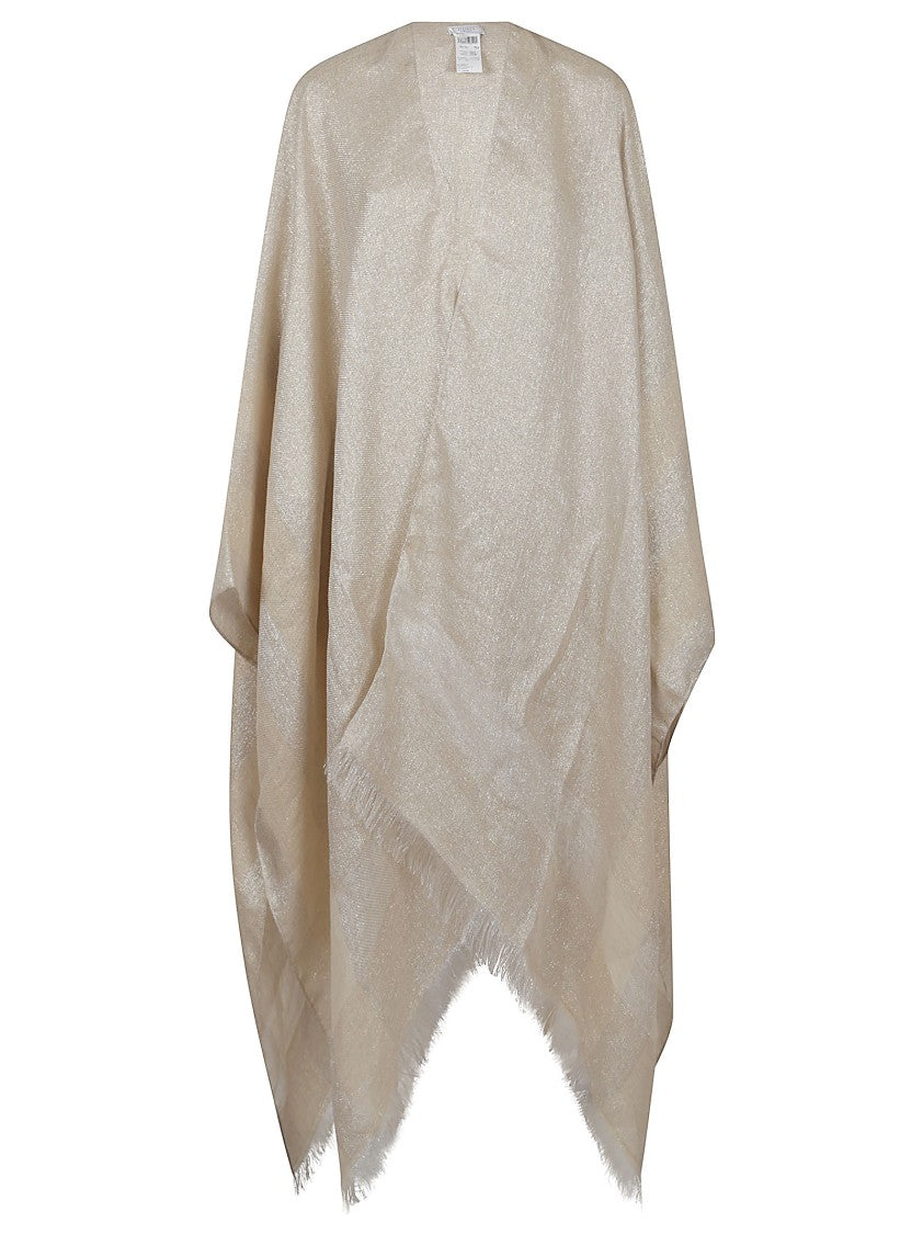 Peserico Fringe-Trimmed Flax Linen Scarf