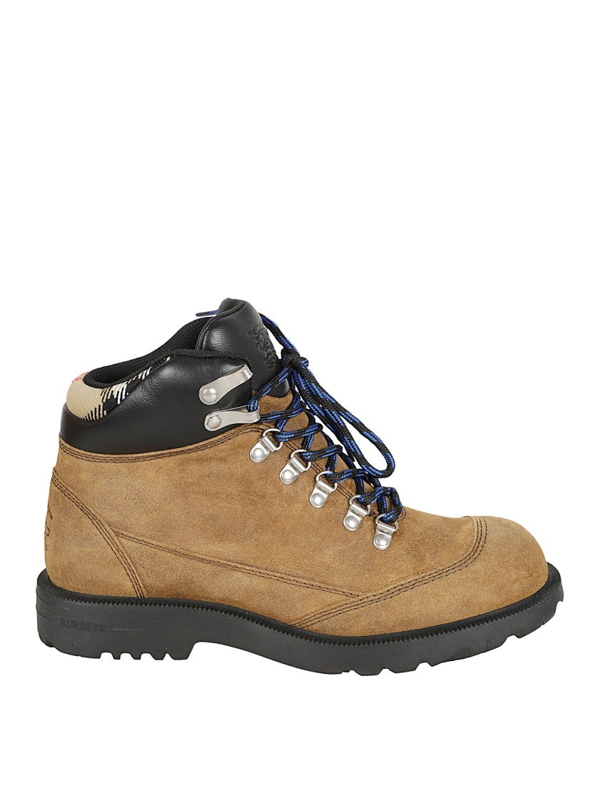 Burberry Ankle Boots Realized In Suede