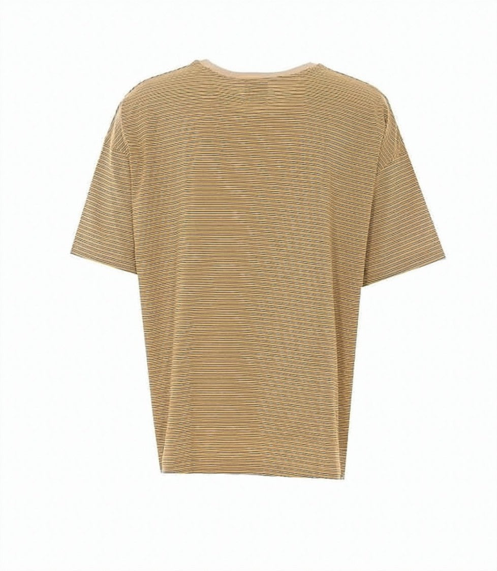 Howlin Relaxed Fit Short-Sleeved T-Shirt With Fine Horizontal Stripes