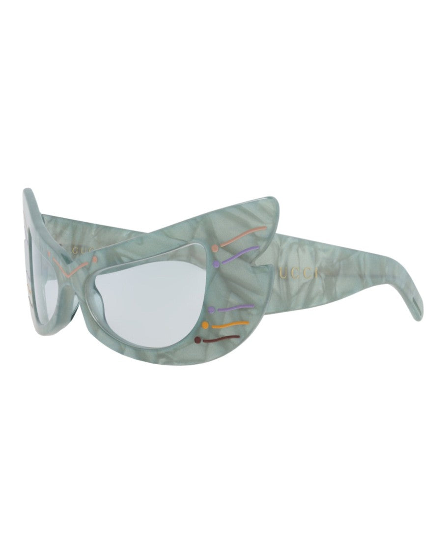 Gucci Cat Eye-Frame Acetate Sunglasses