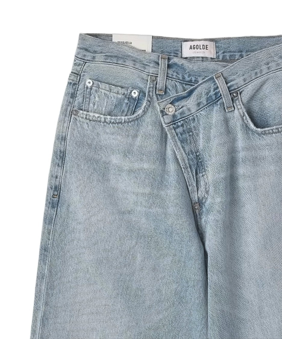 Agolde Relaxed Straight-Leg Denim Pants