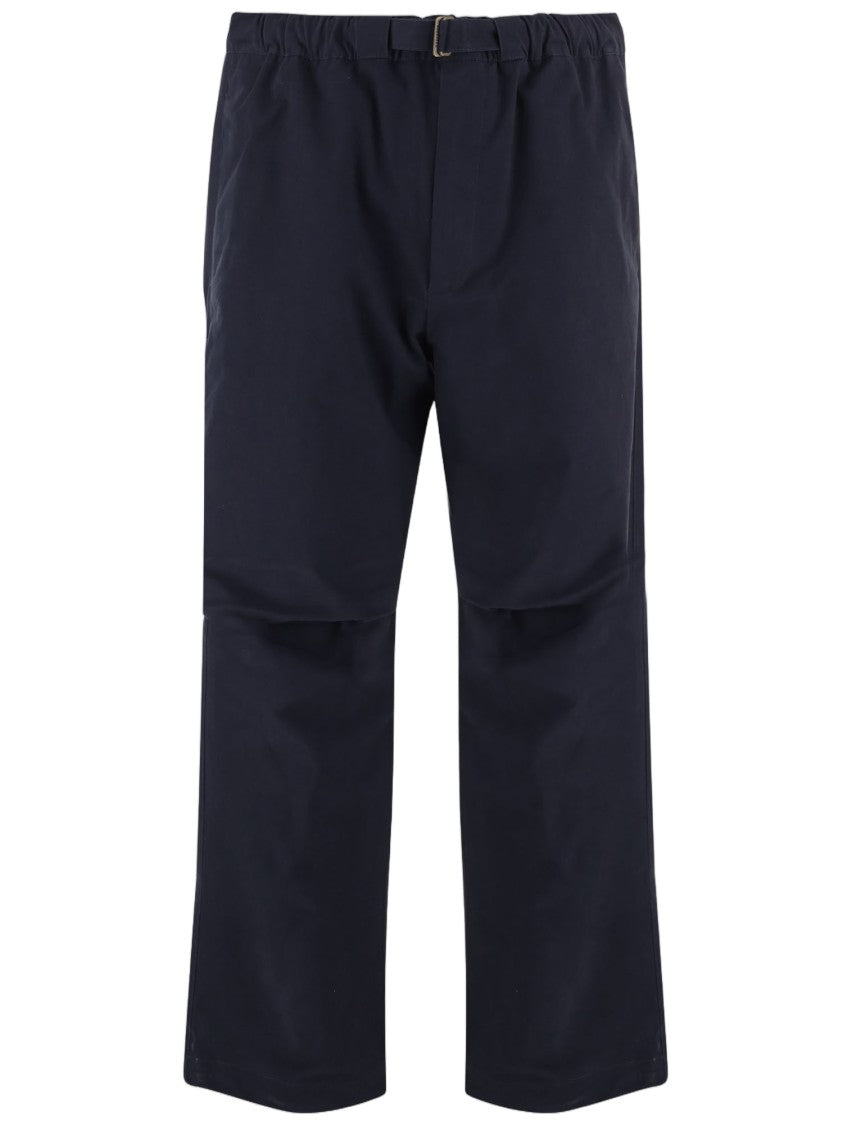Darkpark Straight-Leg Stretch Cotton Pants With Adjustable Waistband