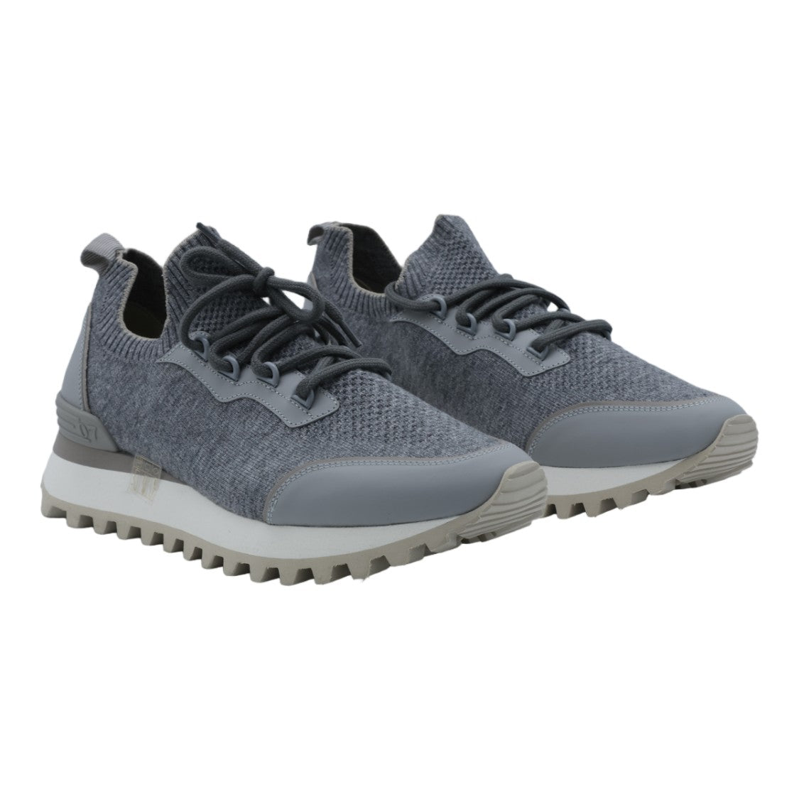 Eleventy Knitted Fabric Sneakers With Sock-Like Fit