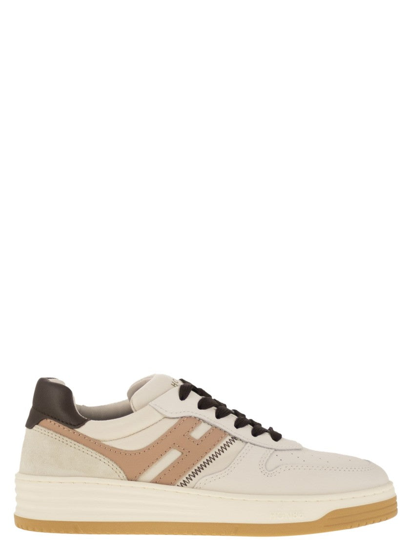 Hogan H630 - Leather Trainers With H On The Side