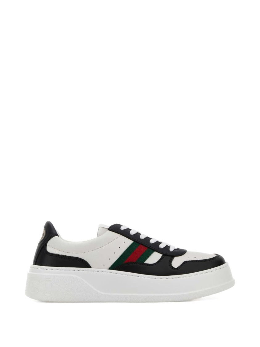 Gucci Low-Top Sneakers With Signature Web Stripes