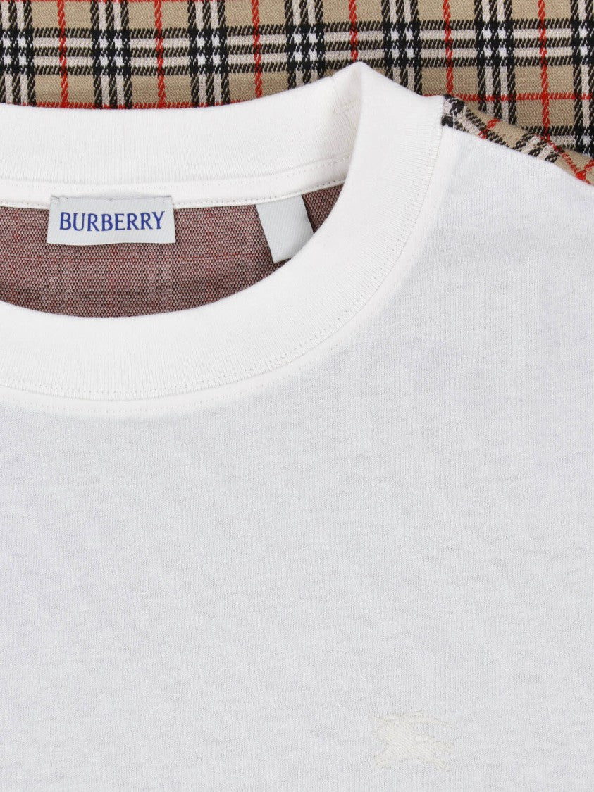 Burberry Multicolor Cotton Check T-Shirt