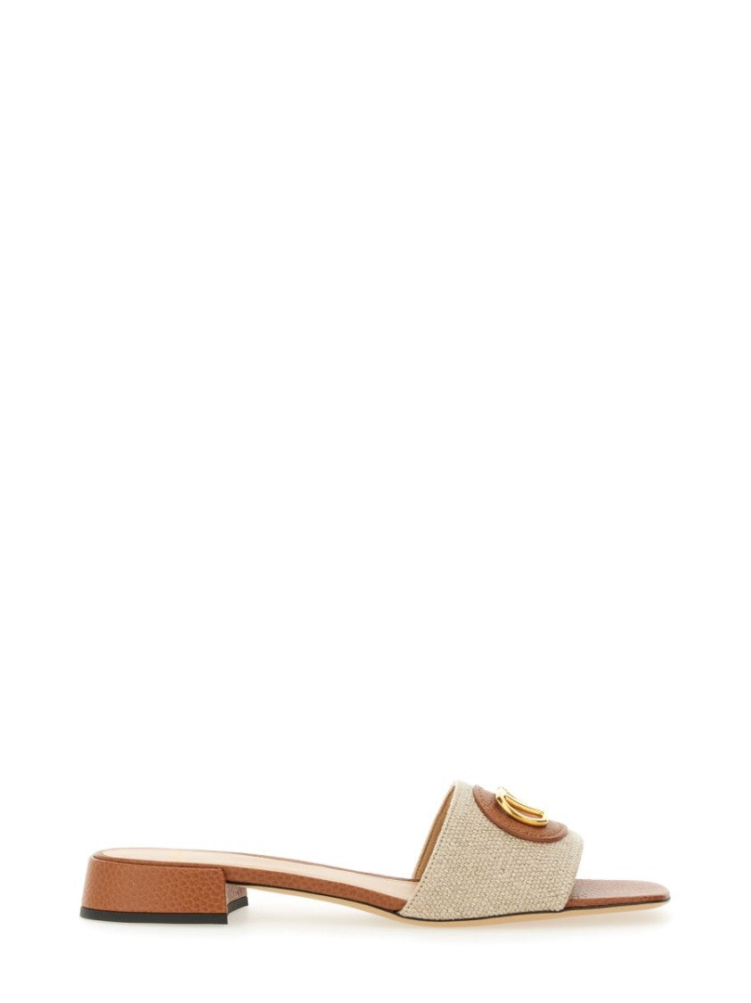 Valentino Garavani "Vlogo Signature" Slide Sandal
