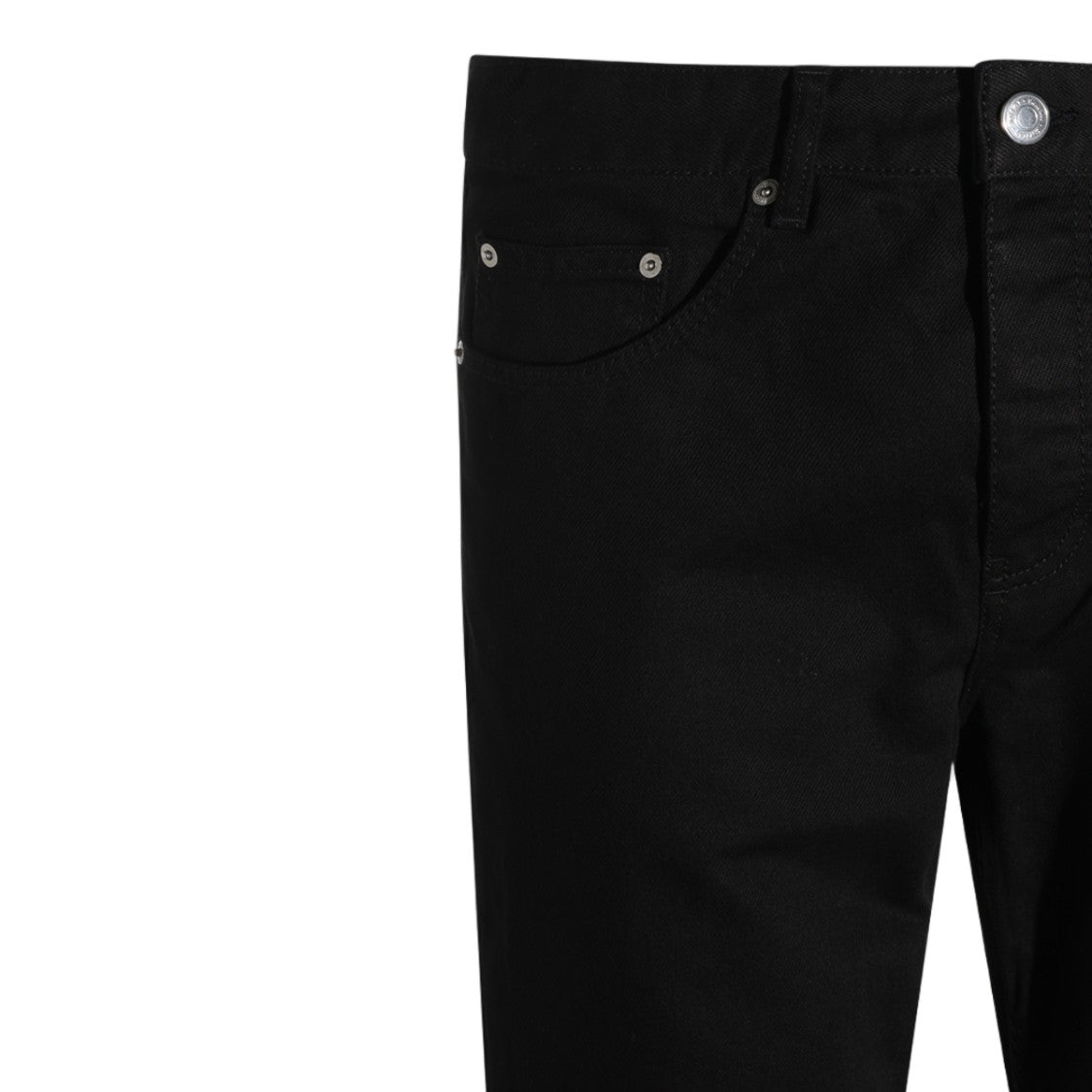 Ami Paris Straight-Leg Branding Patch Five-Pocket Jeans