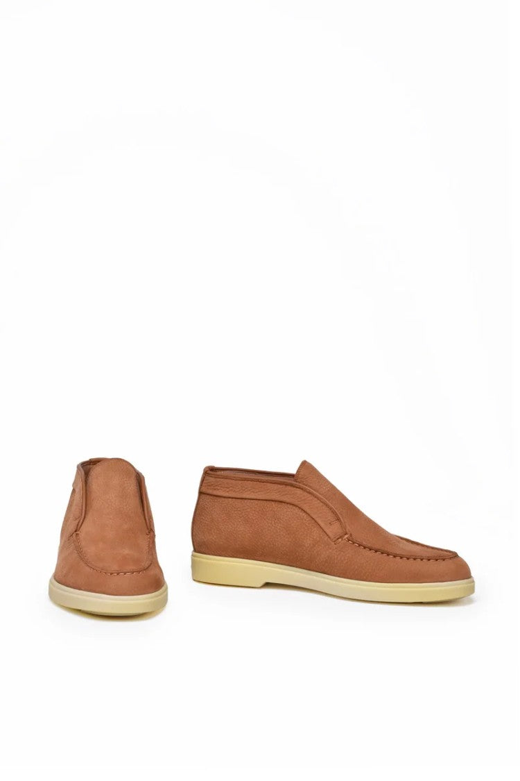 Santoni Suede Ankle Boot - Beige