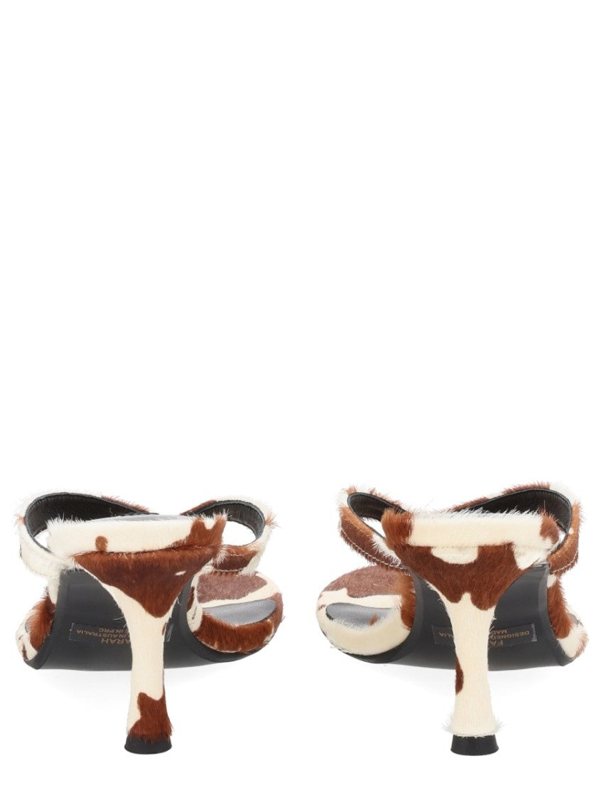 Senso Multicolor Farah Cowhide Patterned Sandals