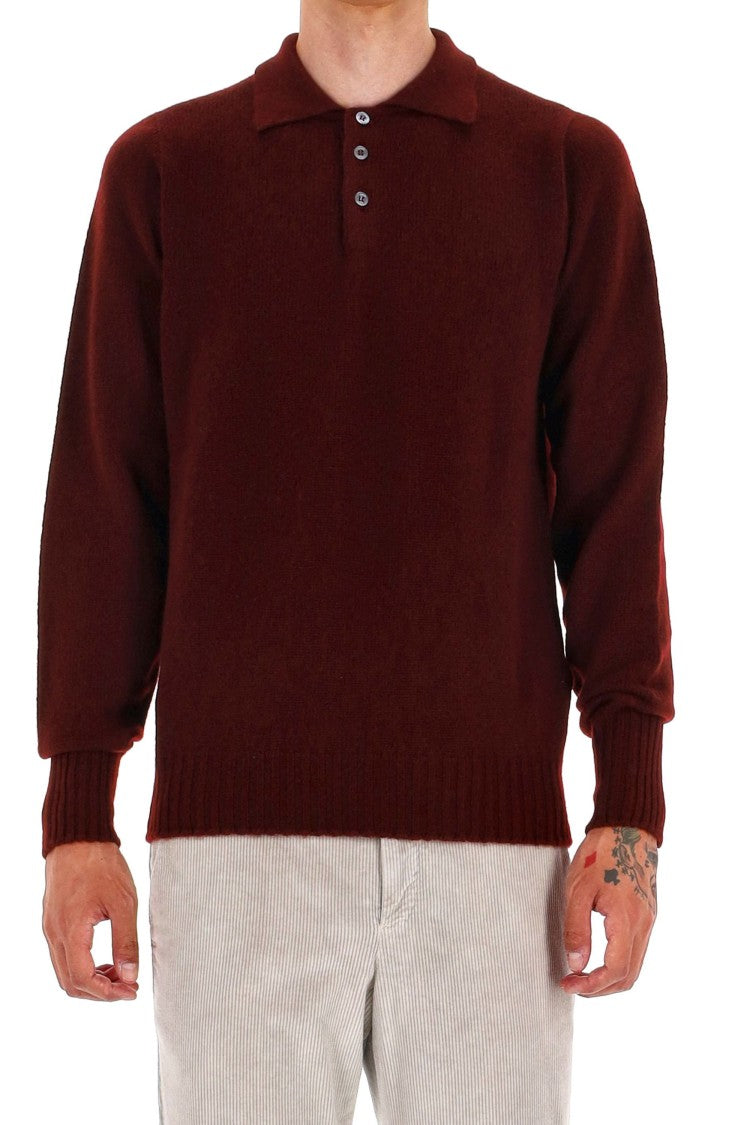 Drumohr Brushed Wool Crewneck Sweater