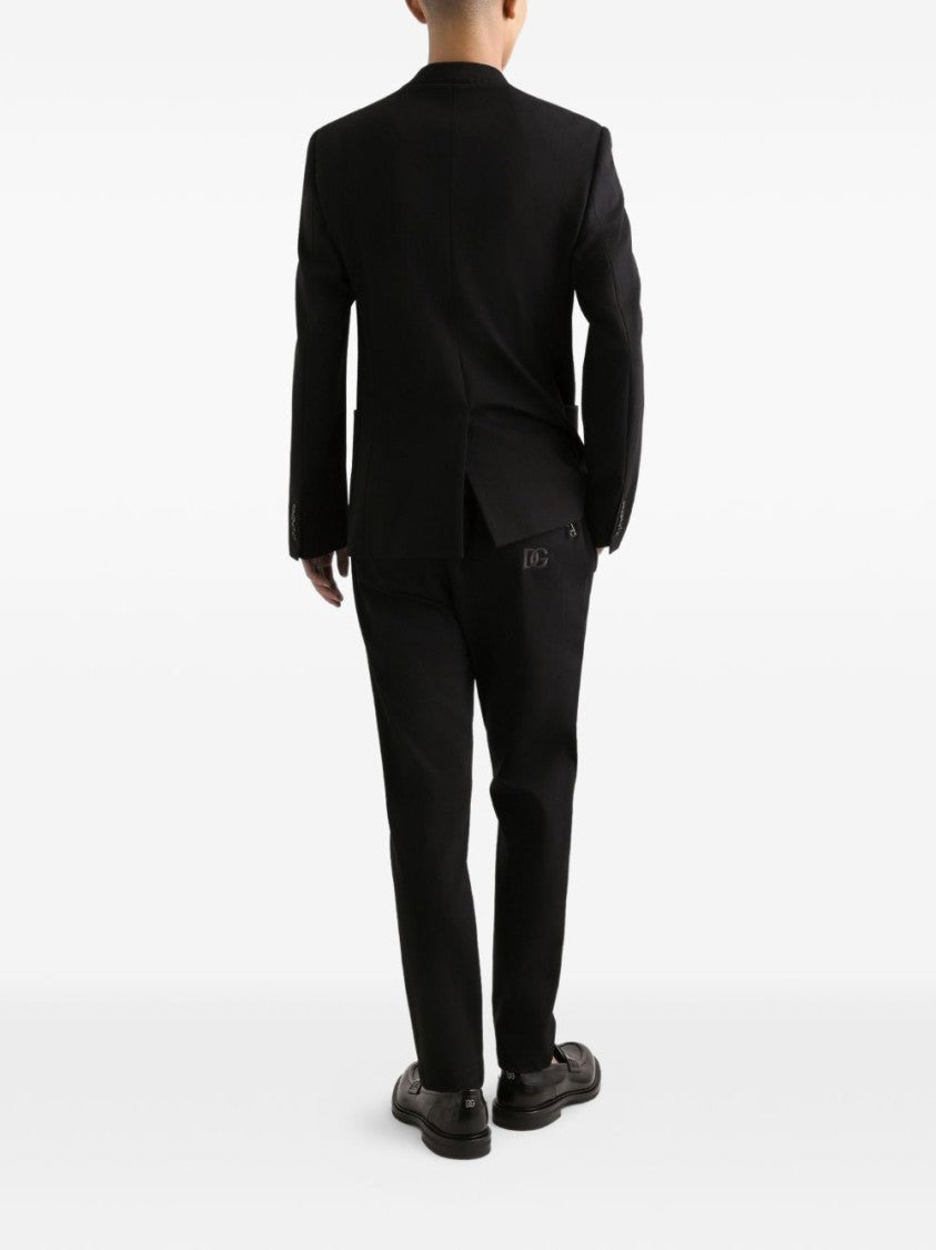 Dolce & Gabbana Black Minimalist Crew Neck T-Shirt