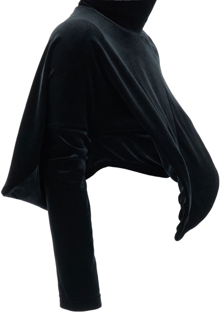 Junya Watanabe Asymmetric Structured Top With High Neckline