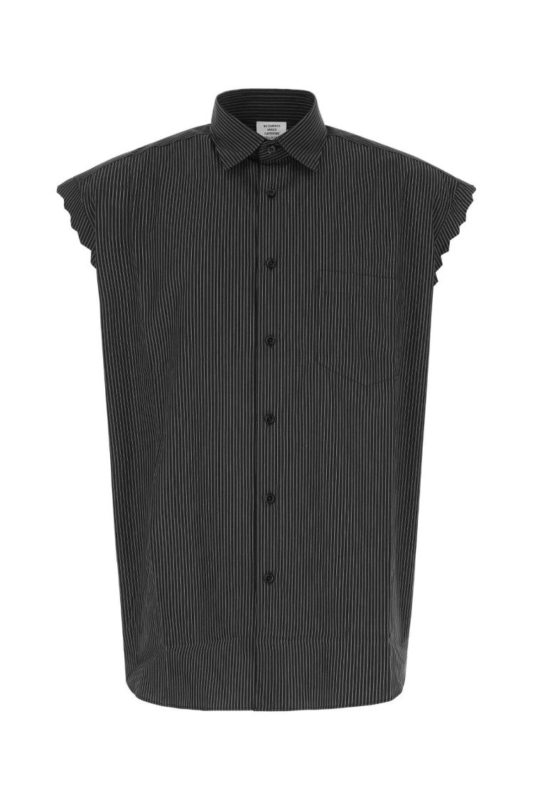 Vetements Ribbed Poplin Shirt