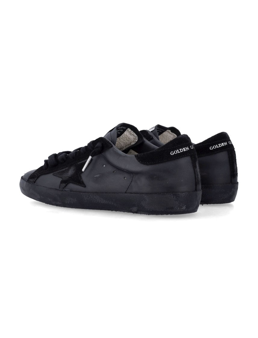 Golden Goose Black Super-Star Vintage Nappa Leather Sneakers