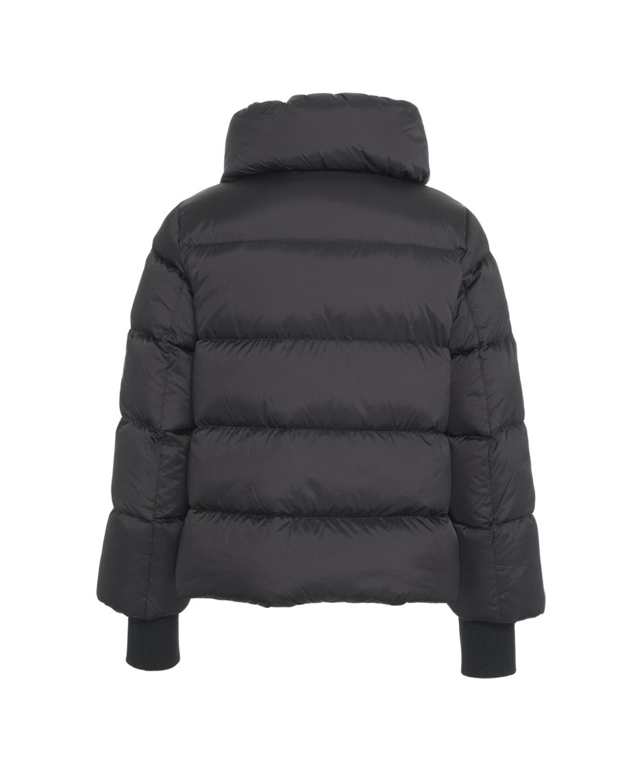 Add Nero Puffer Coat With High Collar