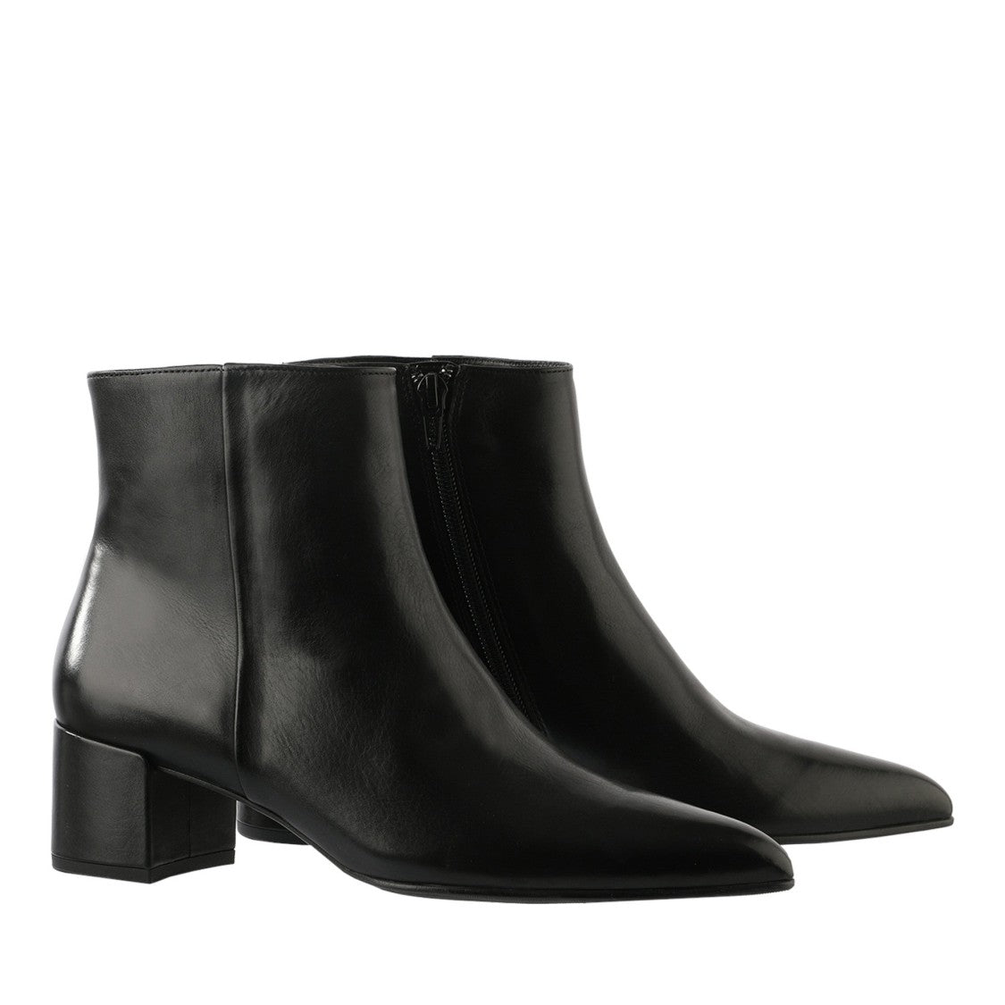 Högl Black Beatrice Leather Pointed-Toe Boots