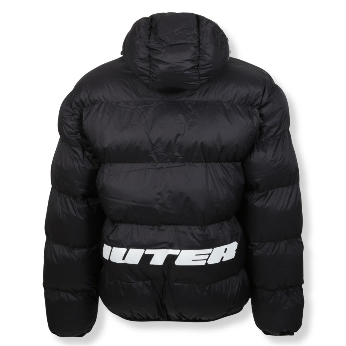 Iuter Quilted Puffer Jacket With Bold Logo Print