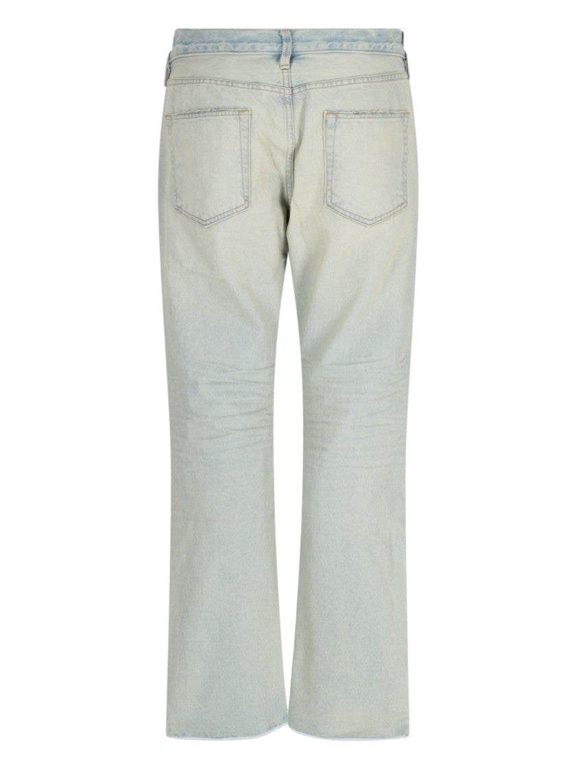 Fear Of God Light Blue Straight-Leg Jeans