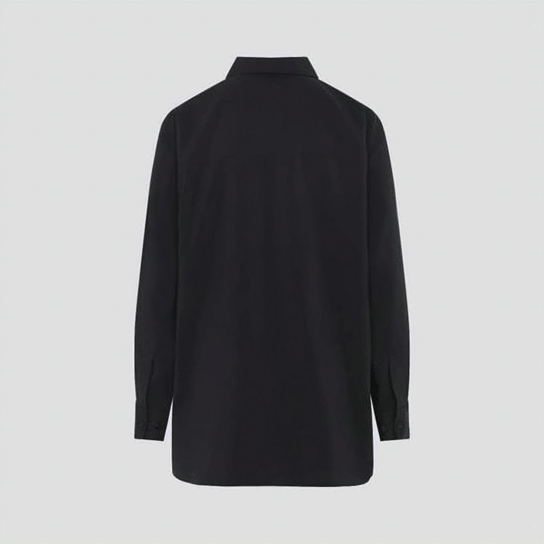 Lemaire Long Silk Blend Shirt With Concealed Placket