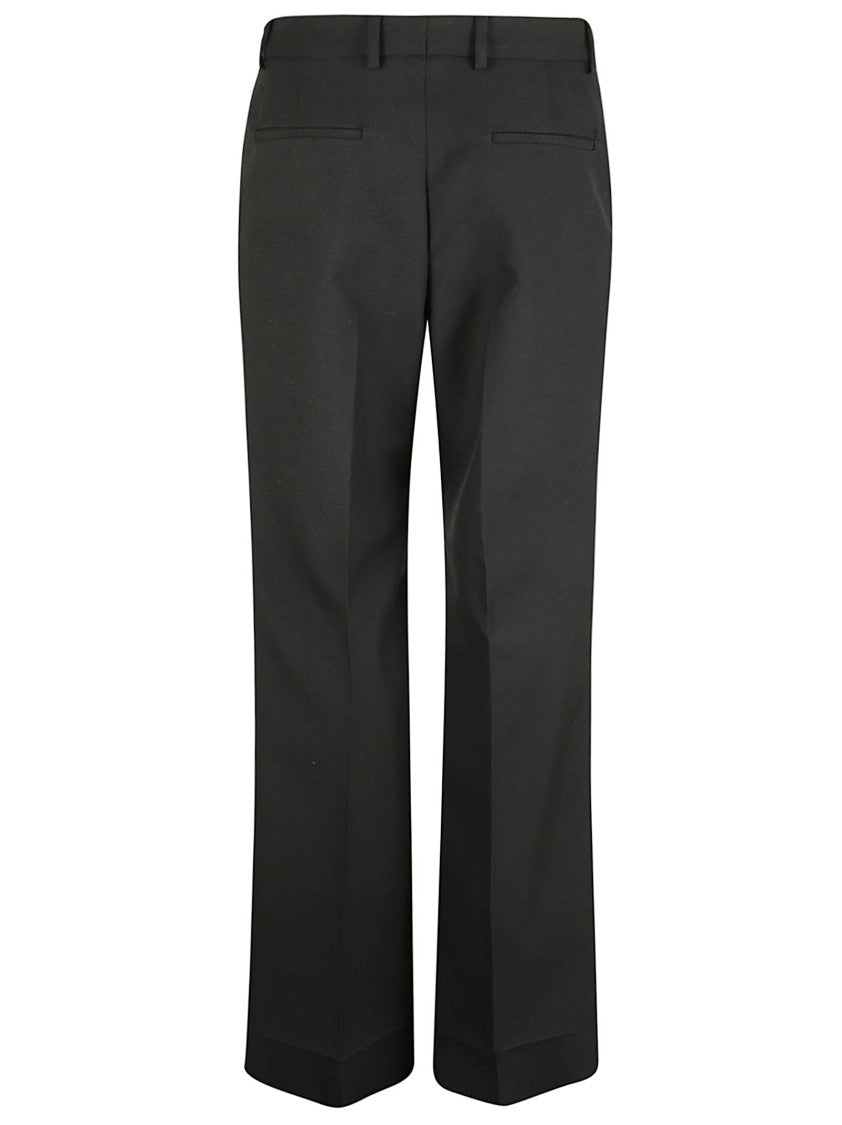 Valentino Garavani Straight-Leg Trousers With Central Ironed Pleats