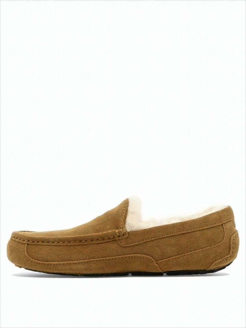 Ugg Suede Loafers With Plush Wool-Lyocell Lining