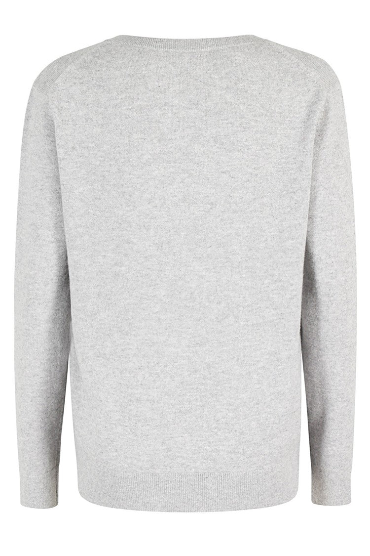 Vince Blue Weekend V-Neck Cashmere Sweater