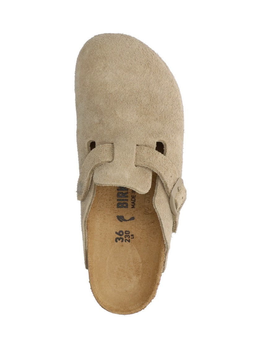 Birkenstock "Boston" Mules – Green