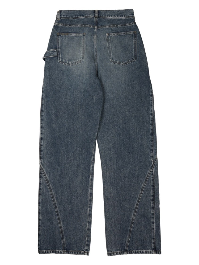 J. W. Anderson Twisted Workwear Wide-Leg Jeans