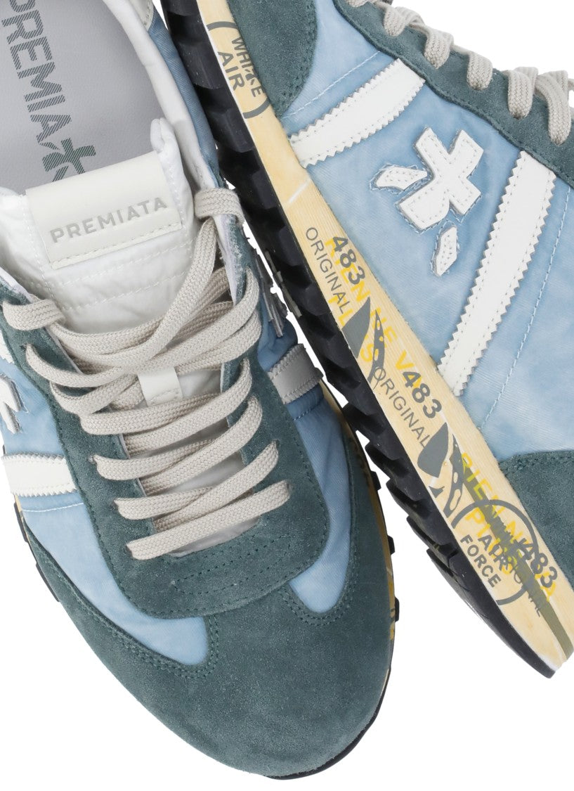 Premiata White Lucy 8188 Fabric Sneakers