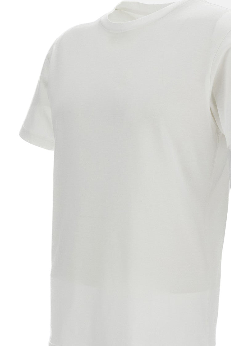 Rier White Fitted Cotton T-Shirt