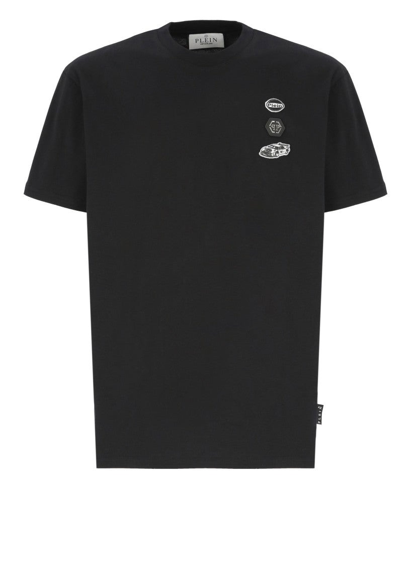 Philipp Plein Black Crewneck T-Shirt