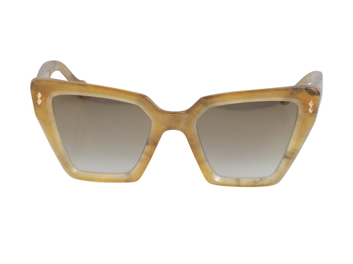 Kador Vanessa Glamour Gradient Oversized Geometric Sunglasses