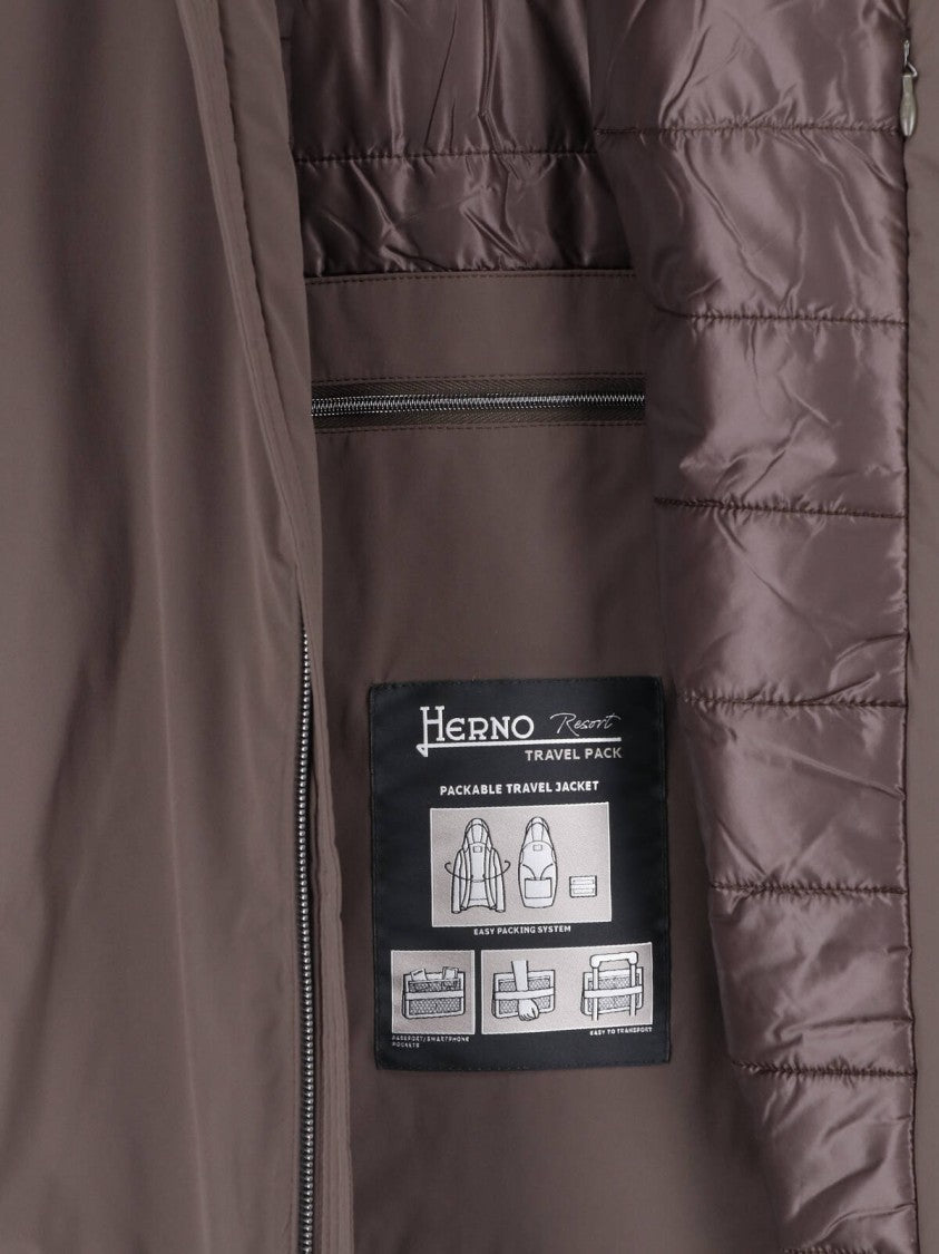 Herno 4-Way Nylon Herno Resort Jacket With Adjustable Hood
