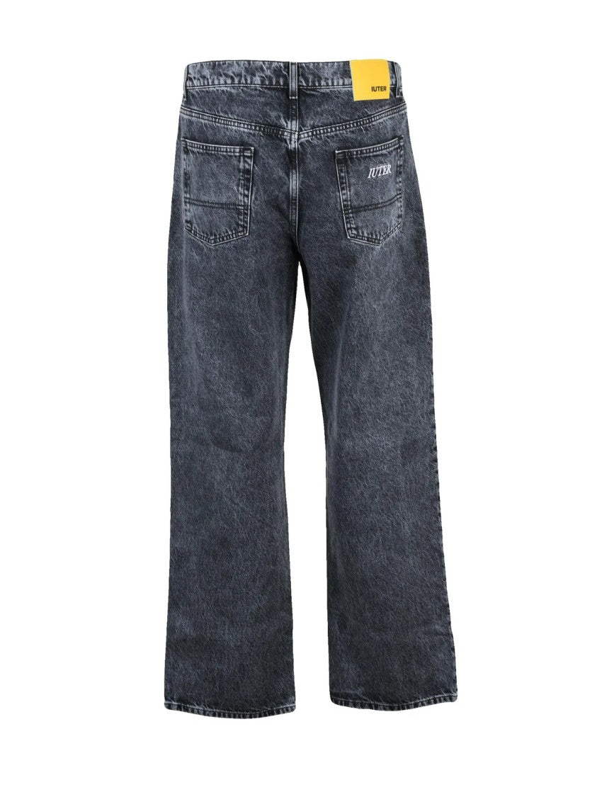 Iuter Grey Regular Denim Jeans