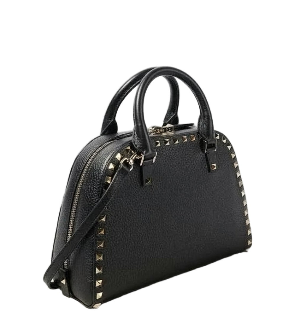 Valentino Garavani Textured Calf Leather Tote Bag