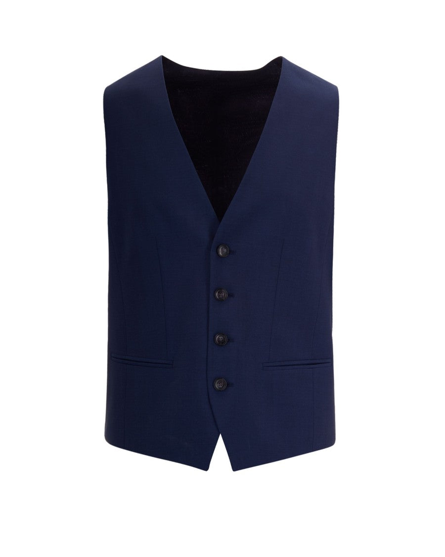 Boss Dark Blue Three-Piece Suit