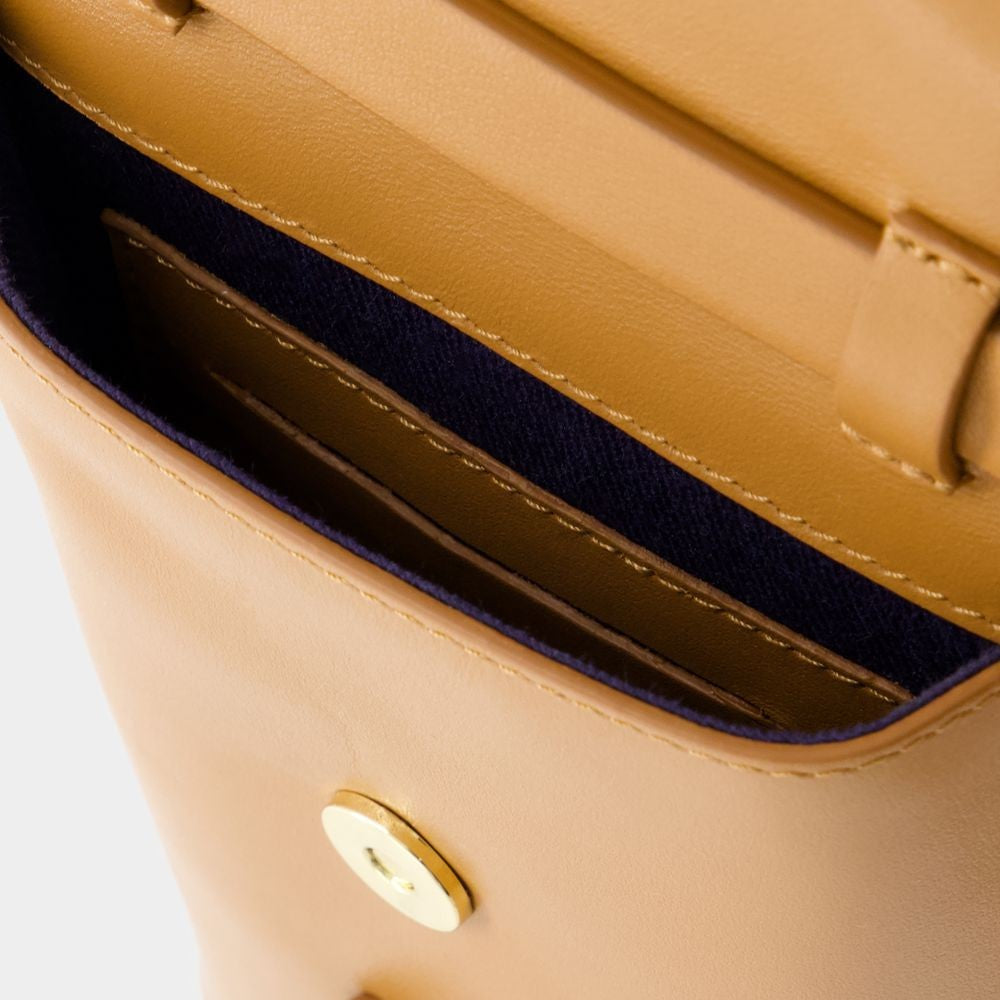 Ines De La Fressange Leonore Crossbody - Leather - Camel