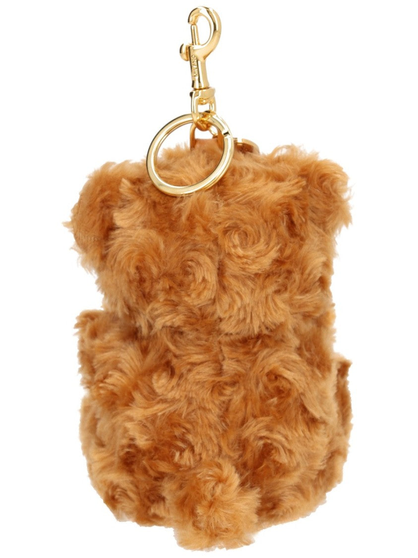 Moschino Teddy Bear Curly Textured Keyring