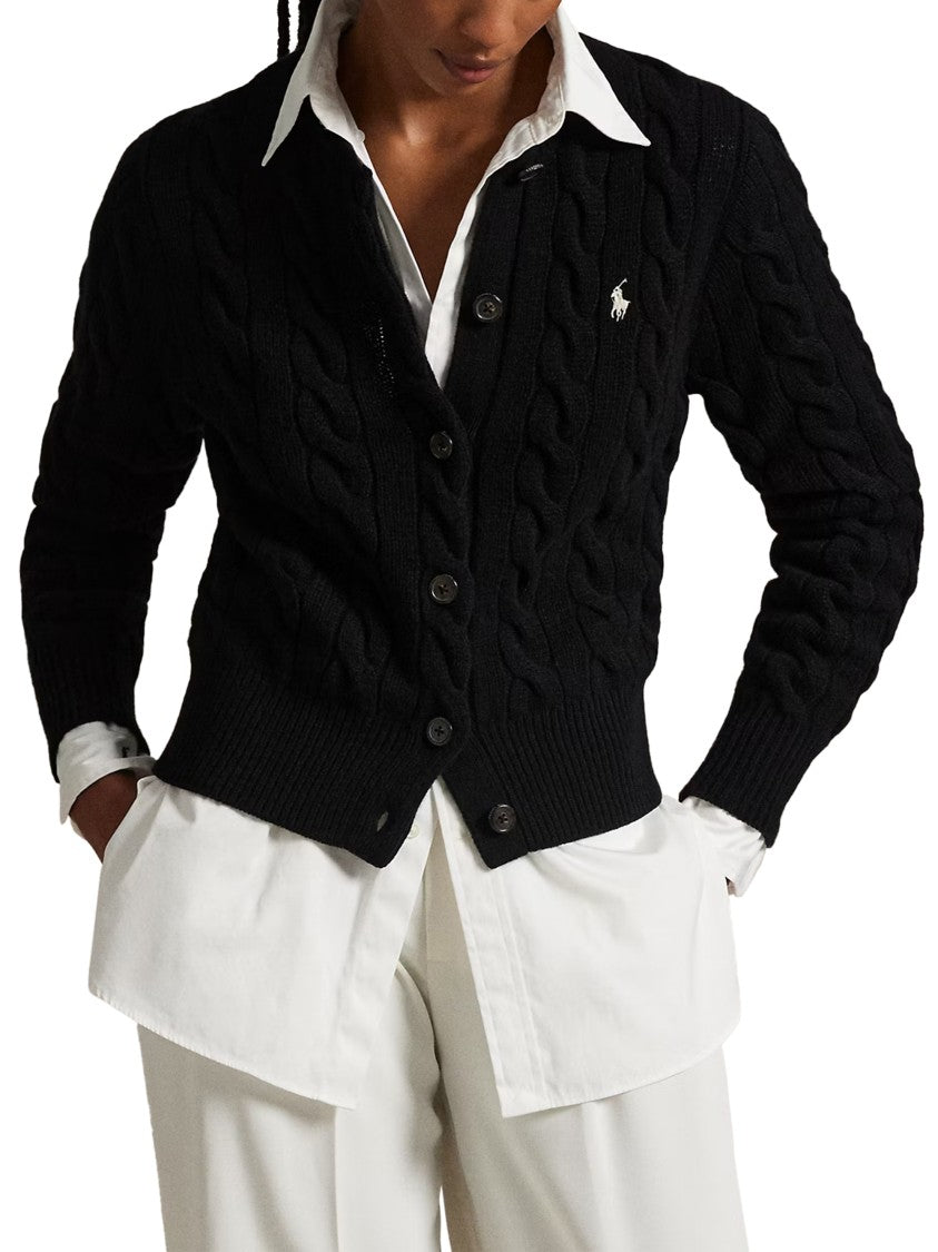 Polo Ralph Lauren Cable-Knit Button-Down Cardigan