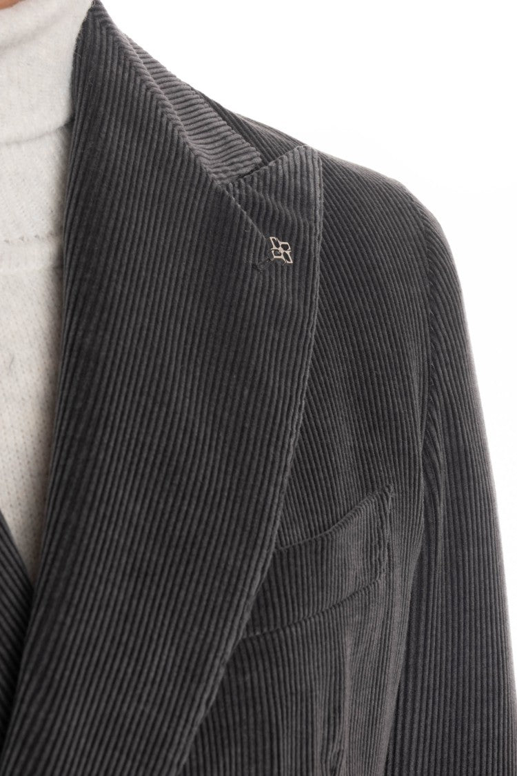 Tagliatore Double-Breasted Cashco Velvet Jacket Mod. Montecarlo