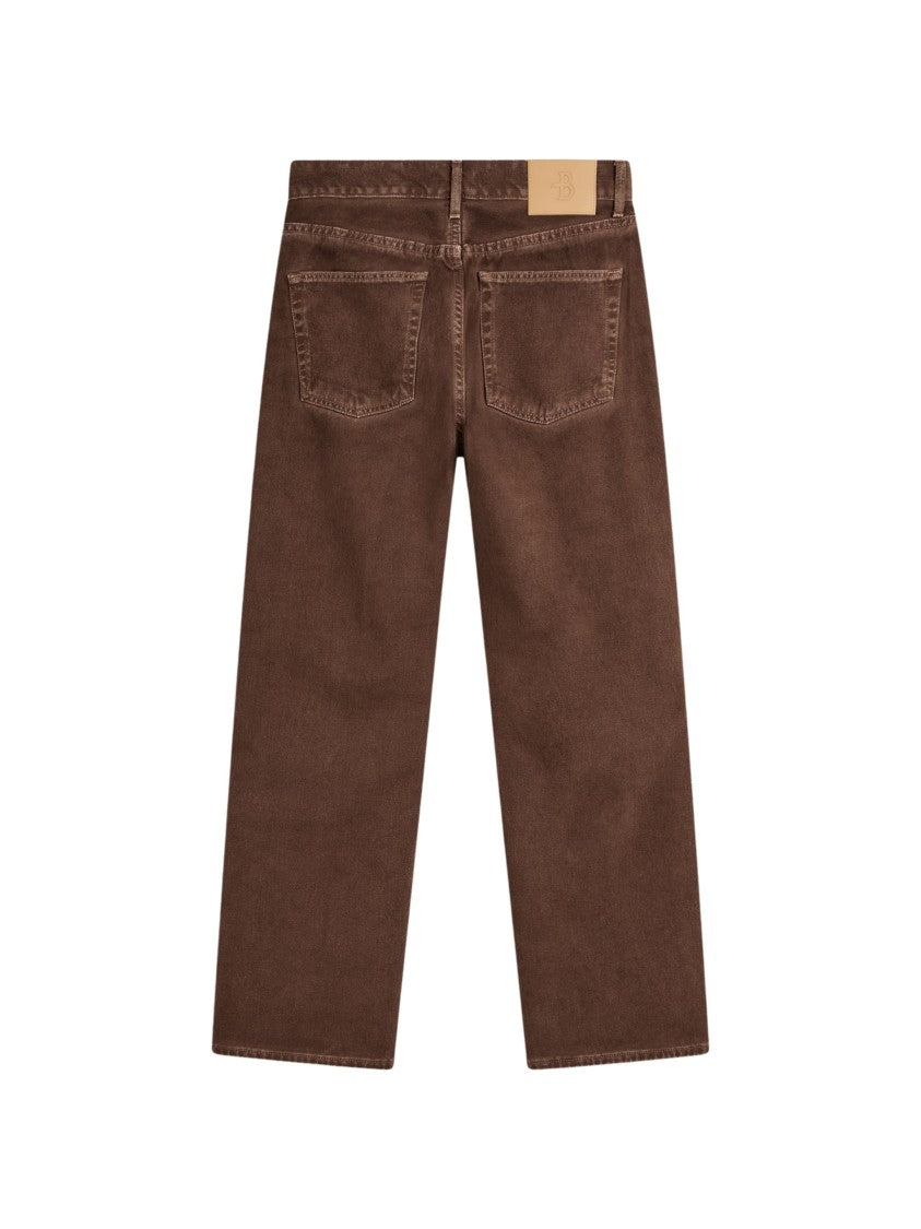 Ballantyne Hamburg Brown Cotton Wide-Leg Jeans