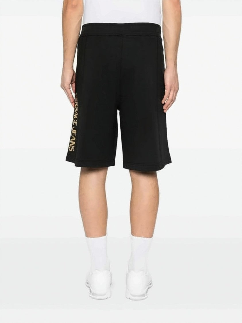 Versace Relaxed Fit Black Shorts