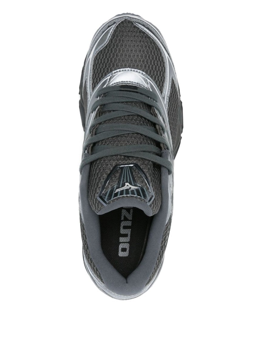 Mizuno Futuristic Black Mesh Sneakers