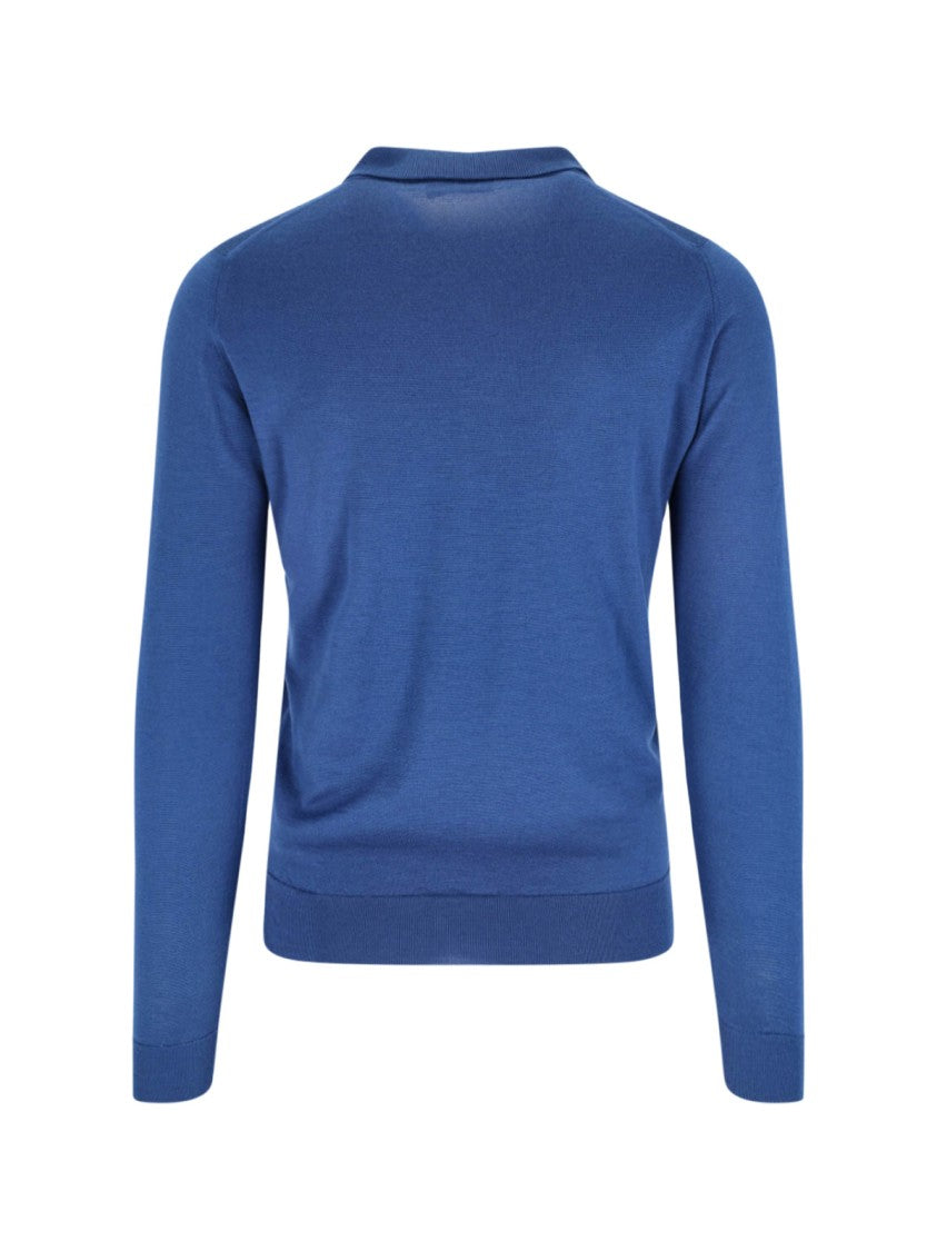 John Smedley Fine Knit Sweater With Round Neckline And Lightweight Fabric