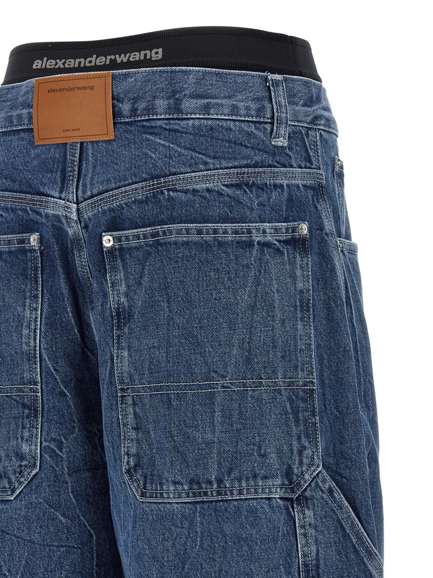 Denim X Alexander Wang Boxer Insert Jeans